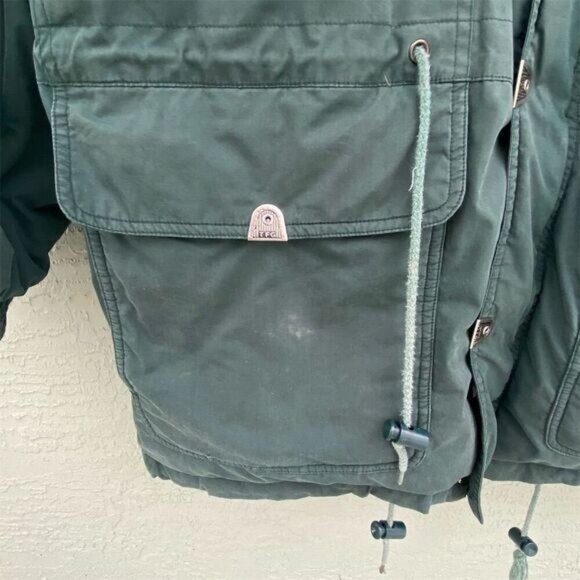 Vintage Triple F.A.T. Goose Men's Green Down Parka Jacket Size L - Picture 7 of 12